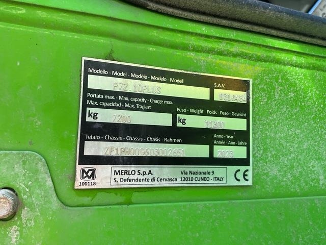Merlo P72.10 - Teleskopický nakladač: obrázok 5 Merlo P72.10 - Teleskopický nakladač: obrázok 5