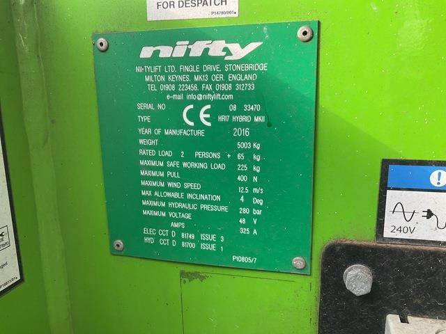 Niftylift HR17 - Kĺbová pracovná plošina: obrázok 5 Niftylift HR17 - Kĺbová pracovná plošina: obrázok 5