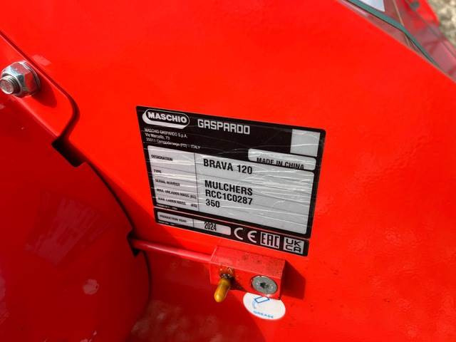 Maschio Gaspardo Brava 120 3P Fix - Kladivkový mulčovač: obrázok 5 Maschio Gaspardo Brava 120 3P Fix - Kladivkový mulčovač: obrázok 5