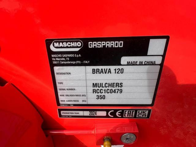 Maschio Gaspardo Brava 120 3P Fix - Kladivkový mulčovač: obrázok 5 Maschio Gaspardo Brava 120 3P Fix - Kladivkový mulčovač: obrázok 5
