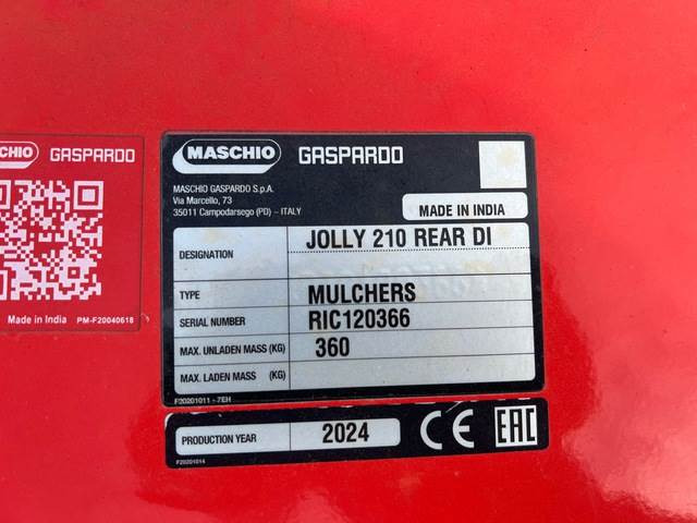 Maschio Gaspardo Jolly 210 - Záhradná kosačka: obrázok 5 Maschio Gaspardo Jolly 210 - Záhradná kosačka: obrázok 5