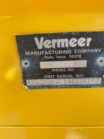 Vermeer RT450 - Rýhovač: obrázok 5 Vermeer RT450 - Rýhovač: obrázok 5