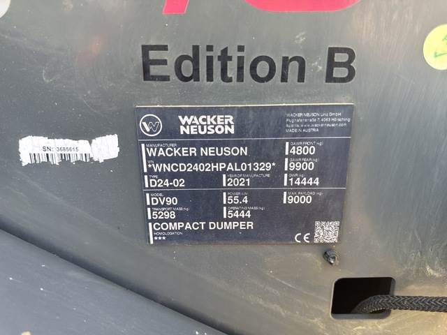 Wacker Neuson DV90 Dual View - Damper: obrázok 5 Wacker Neuson DV90 Dual View - Damper: obrázok 5