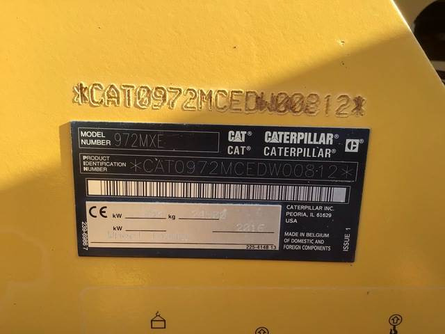 CAT 972MXE - Kolesový nakladač: obrázok 5 CAT 972MXE - Kolesový nakladač: obrázok 5