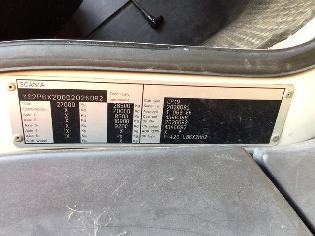 Scania P420LB - Domiešavač: obrázok 5 Scania P420LB - Domiešavač: obrázok 5