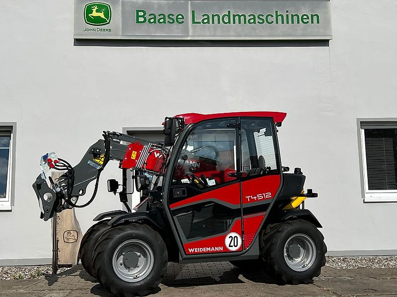Weidemann T4512 EURO-Aufnahme + Breitreifen - Teleskopický nakladač: obrázok 1 Weidemann T4512 EURO-Aufnahme + Breitreifen - Teleskopický nakladač: obrázok 1