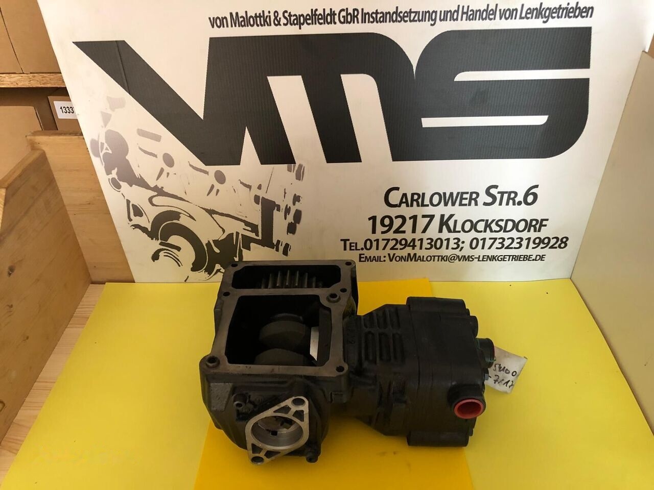 Knorr-Bremse 1 Zylinder 51541007121 MAN D-2066, D-2676 - Kompresor pre Nákladné auto: obrázok 1 Knorr-Bremse 1 Zylinder 51541007121 MAN D-2066, D-2676 - Kompresor pre Nákladné auto: obrázok 1