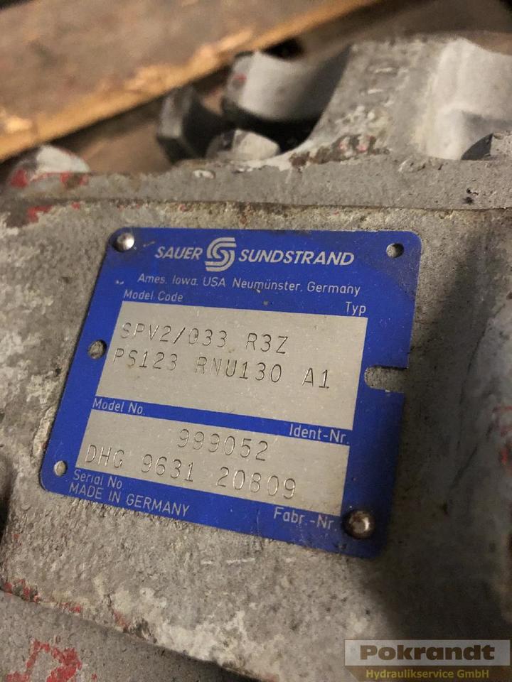 Sauer-Danfoss SPV2 033 R3ZPS - Hydraulické čerpadlo: obrázok 2 Sauer-Danfoss SPV2 033 R3ZPS - Hydraulické čerpadlo: obrázok 2