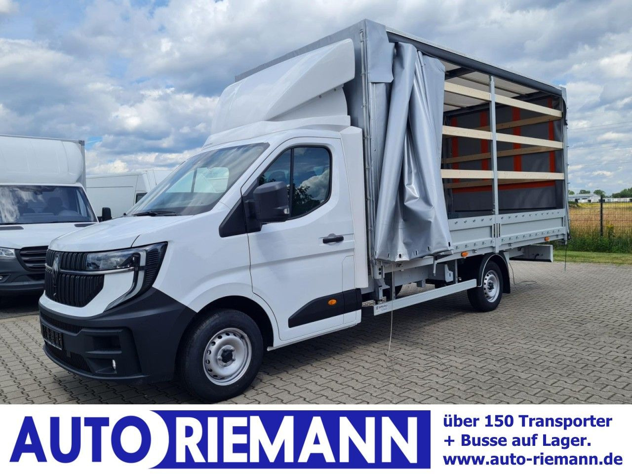 Renault Master 35 Pritsche Schiebe Plane dCi 170 10 Pal. - Plachtová dodávka: obrázok 1 Renault Master 35 Pritsche Schiebe Plane dCi 170 10 Pal. - Plachtová dodávka: obrázok 1