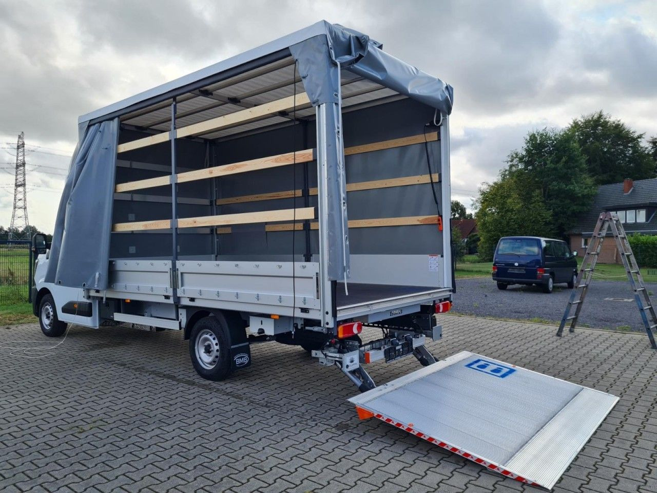 Plachtová dodávka Renault Master Pritsche 2x Schiebe Plane Schlafkab LBW: obrázok 6