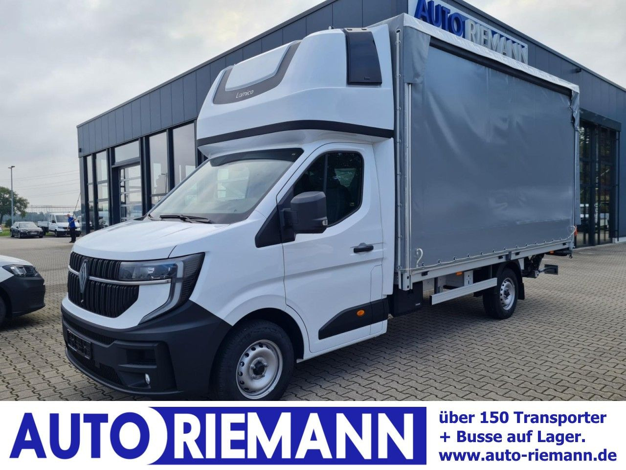 Renault Master Pritsche Schiebe Plane Schlafkab LBW Luft - Plachtová dodávka: obrázok 1 Renault Master Pritsche Schiebe Plane Schlafkab LBW Luft - Plachtová dodávka: obrázok 1