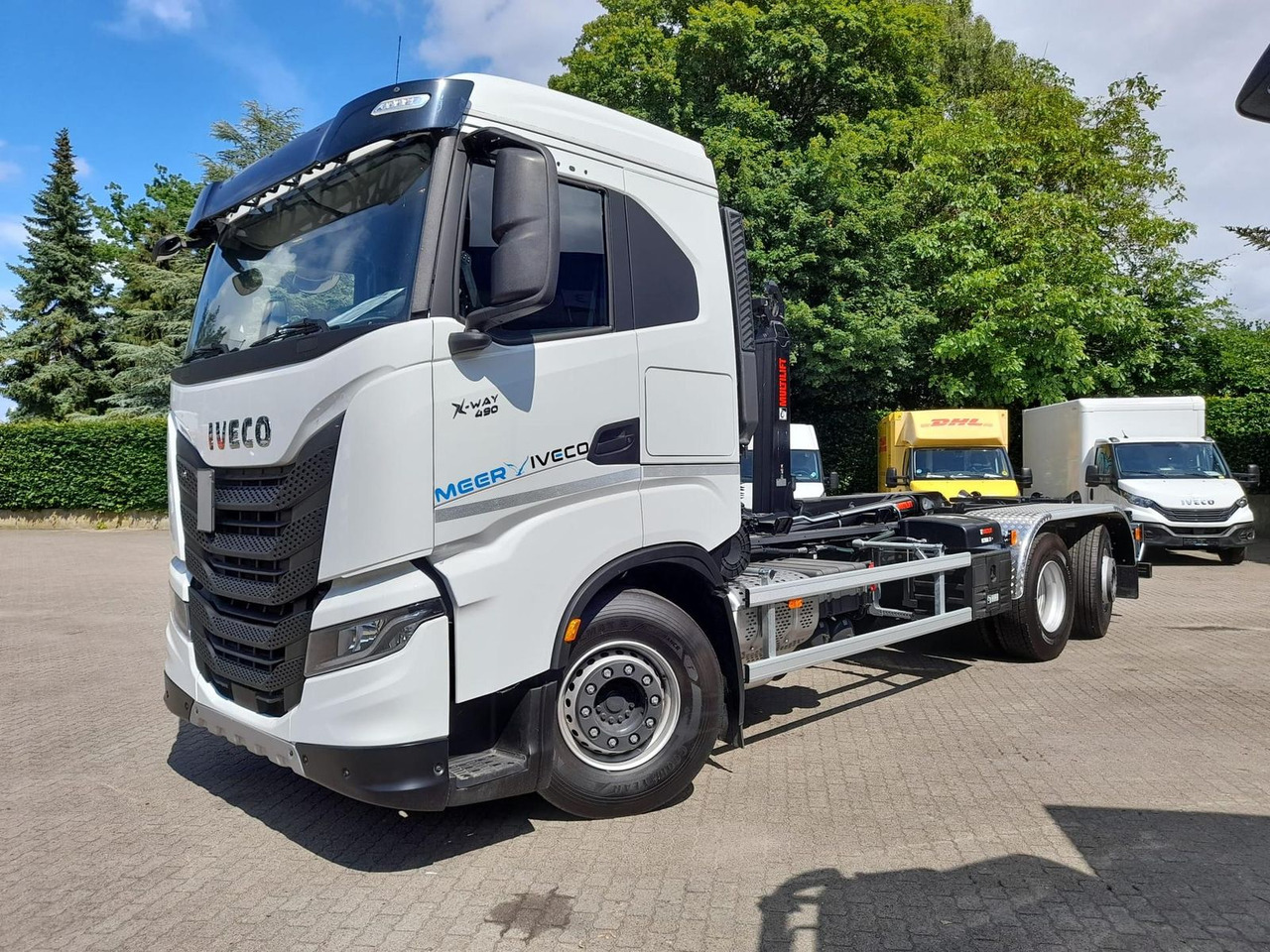 Iveco AD280X46Y/PS ON HIAB 490PS Lenk-Lift - Sklápač: obrázok 1 Iveco AD280X46Y/PS ON HIAB 490PS Lenk-Lift - Sklápač: obrázok 1