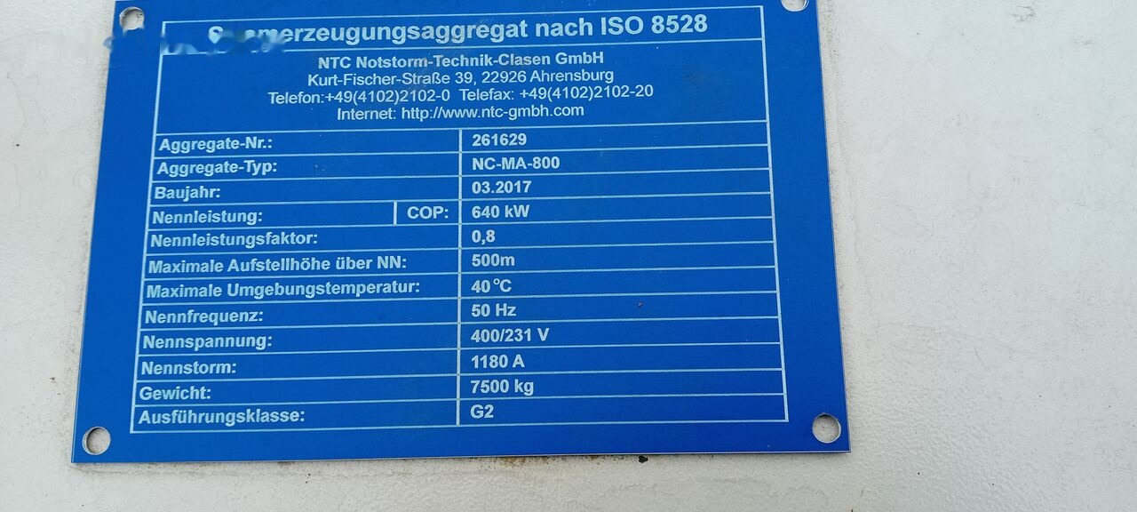 Nový Elektrický generátor Stamford Generator Cummins STAMFORD 1600 KVA 2015 rok . Agregaty Prądotwó: obrázok 35