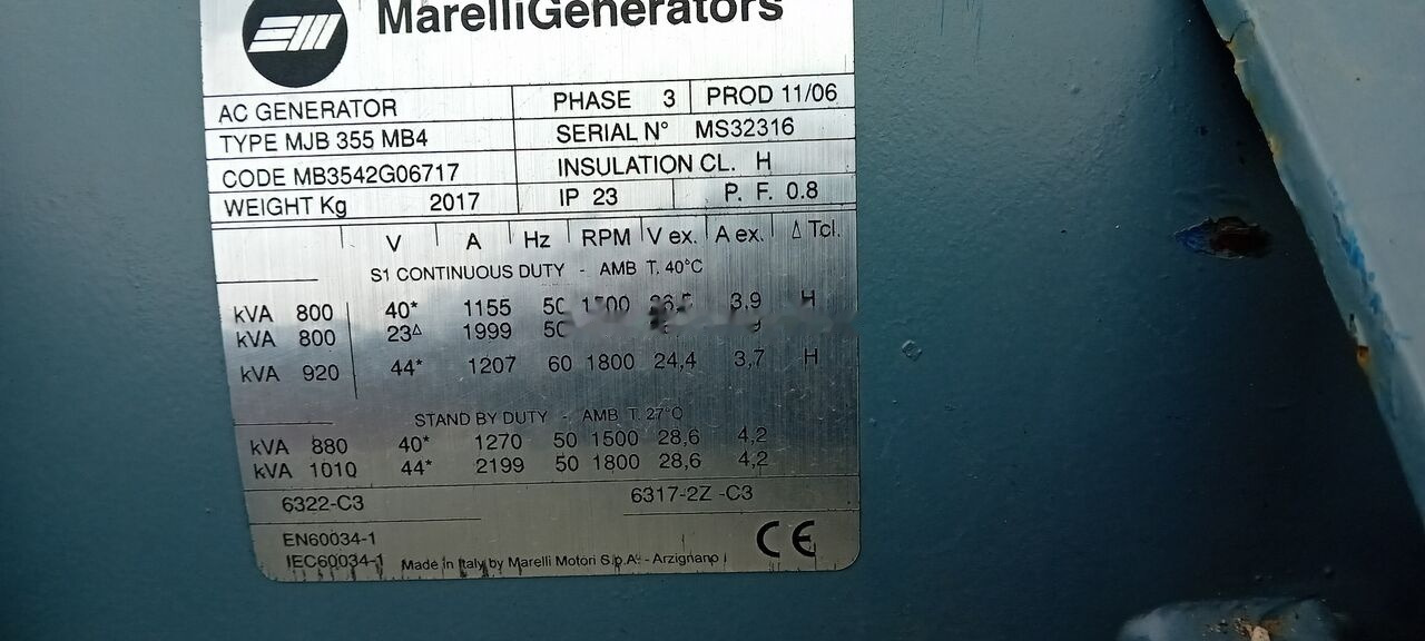 Nový Elektrický generátor Stamford Generator Cummins STAMFORD 1600 KVA 2015 rok . Agregaty Prądotwó: obrázok 37
