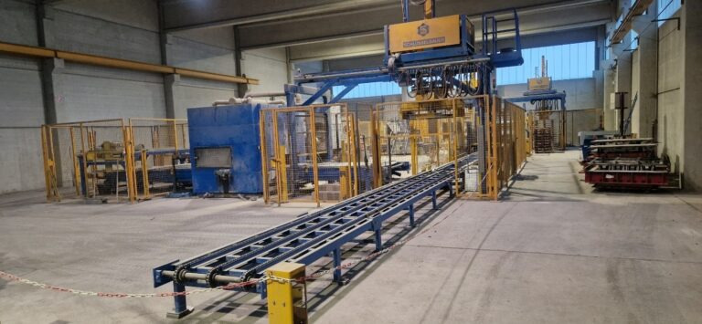 FC Maschinenbau-Schlüsselbauer-Schindler – Fully automatic stone finishing system / Vollautomatische Steindelungsanlage - Betonárska technika: obrázok 1 FC Maschinenbau-Schlüsselbauer-Schindler – Fully automatic stone finishing system / Vollautomatische Steindelungsanlage - Betonárska technika: obrázok 1