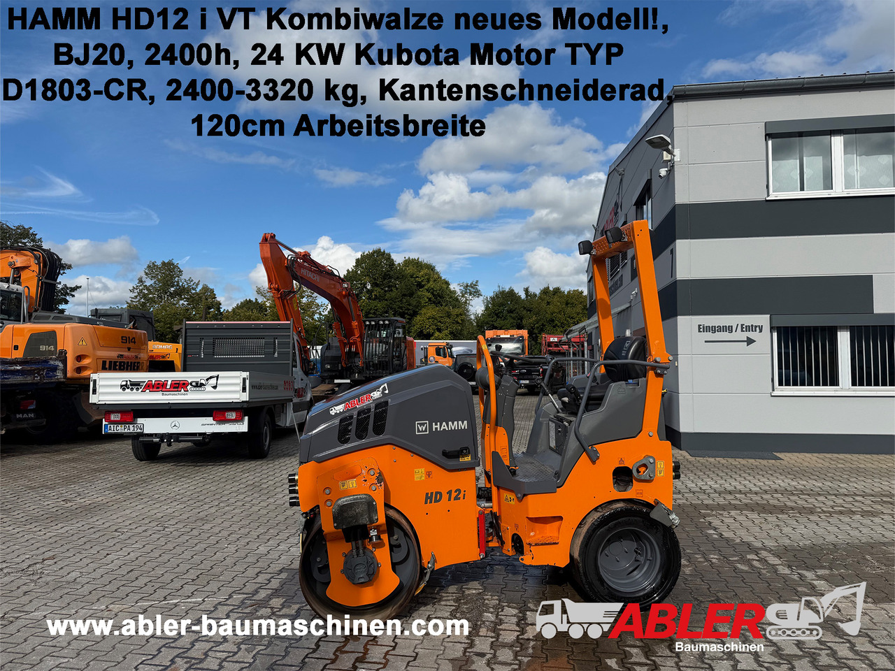 HAMM HD 12i VT Kombiwalze neues Modell! - Cestný valec: obrázok 1 HAMM HD 12i VT Kombiwalze neues Modell! - Cestný valec: obrázok 1
