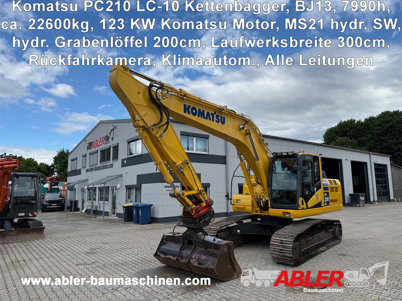 Komatsu PC210 LC-10 Kettenbagger MS21 Kamera - Rýpadlo: obrázok 1 Komatsu PC210 LC-10 Kettenbagger MS21 Kamera - Rýpadlo: obrázok 1