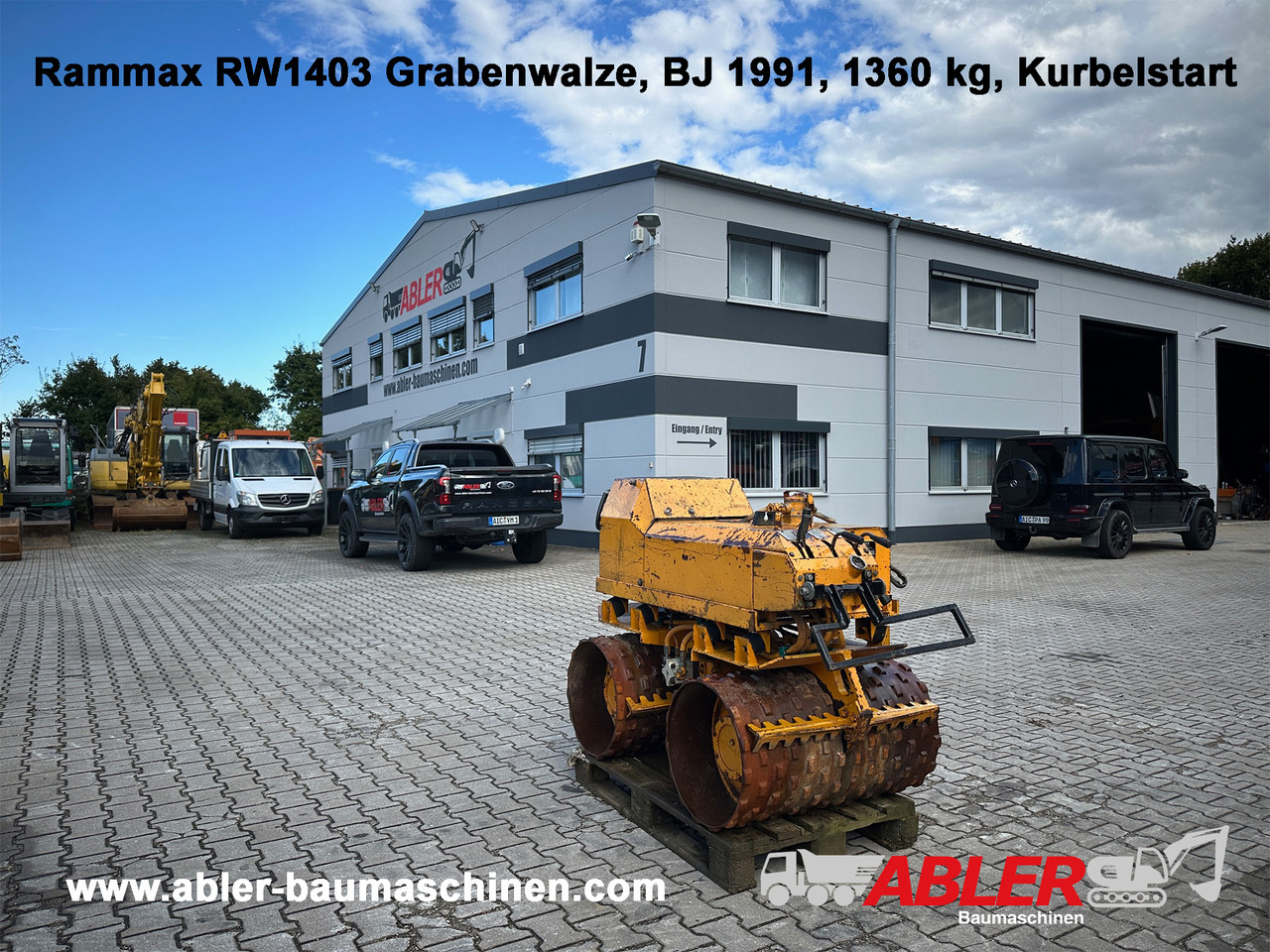Rammax RW1403 Grabenwalze - Minivalec: obrázok 1 Rammax RW1403 Grabenwalze - Minivalec: obrázok 1
