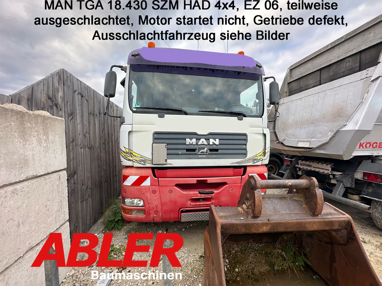 MAN TGA 18.430 SZM HAD 4x4 - Ťahač: obrázok 1 MAN TGA 18.430 SZM HAD 4x4 - Ťahač: obrázok 1