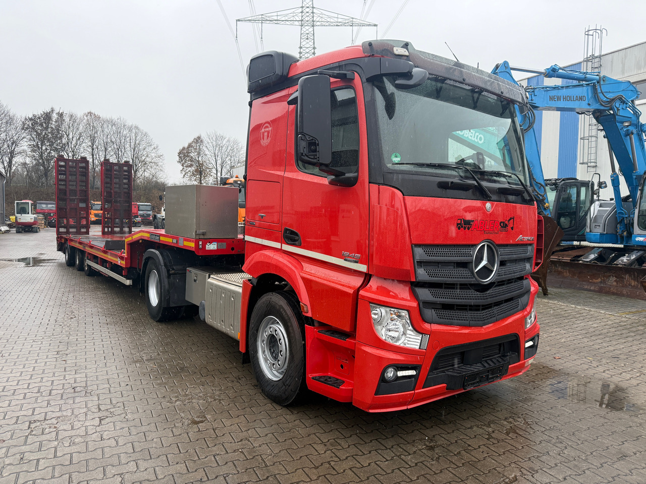 Mercedes-Benz 1845 Actros SZM mit Goldhofer Tieflader Auflieger - Ťahač, Náves podvalník: obrázok 3 Mercedes-Benz 1845 Actros SZM mit Goldhofer Tieflader Auflieger - Ťahač, Náves podvalník: obrázok 3
