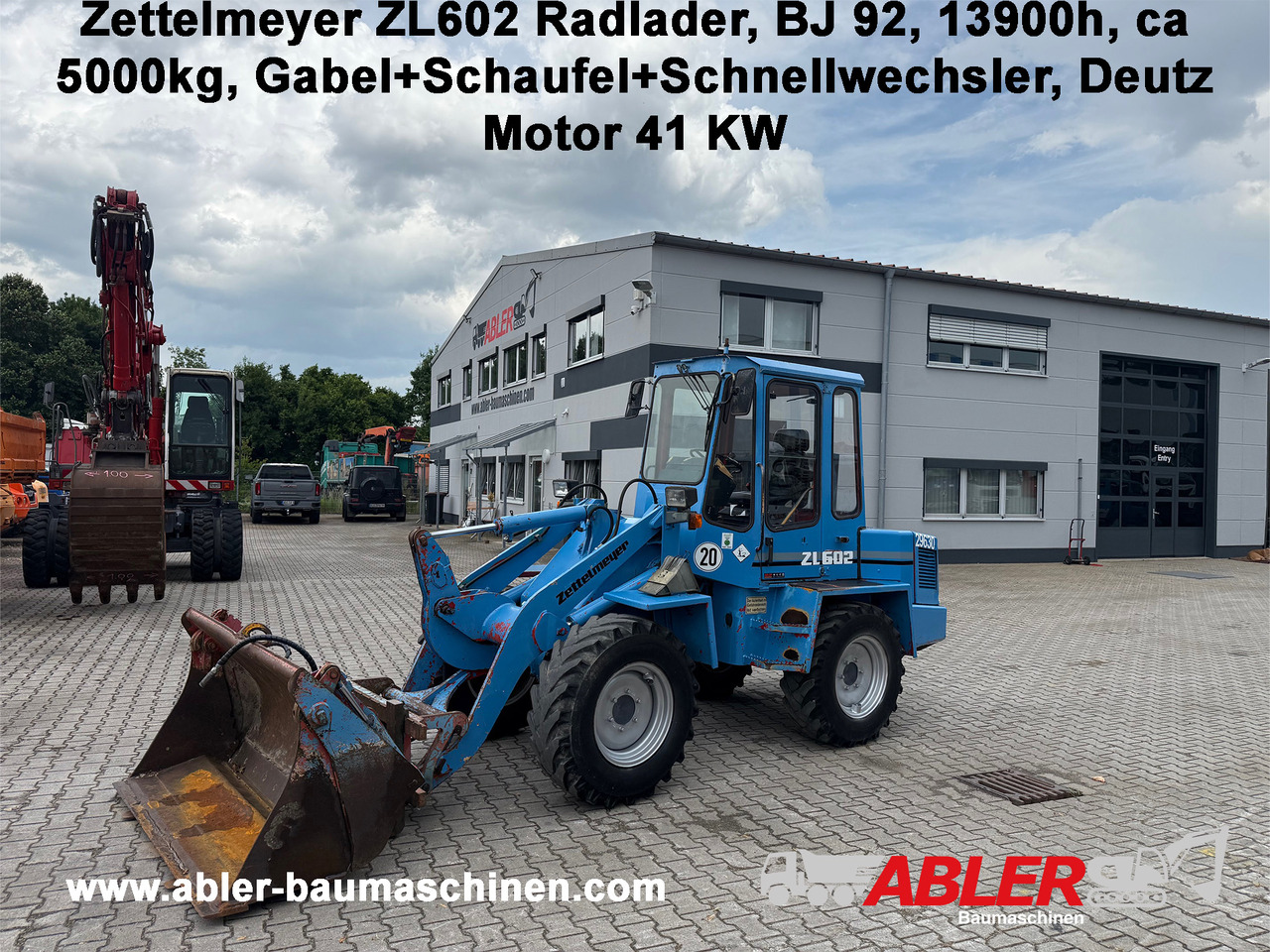 Zettelmeyer ZL502C Radlader Gabel+Klappschaufel+SW - Kolesový nakladač: obrázok 1 Zettelmeyer ZL502C Radlader Gabel+Klappschaufel+SW - Kolesový nakladač: obrázok 1