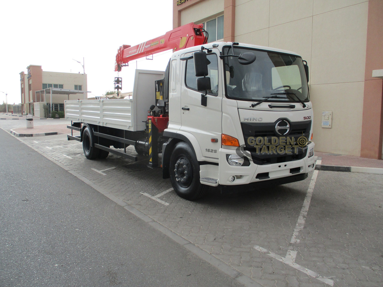 HINO 500 1625 4x2 with SANY PALFINGER SPS16000 Crane - Auto s hydraulickou rukou: obrázok 1 HINO 500 1625 4x2 with SANY PALFINGER SPS16000 Crane - Auto s hydraulickou rukou: obrázok 1