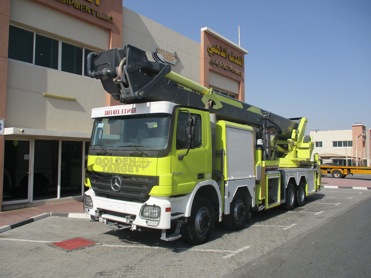 Mercedes ACTROS 4140 8x4 METZ P56 Fire Truck - Hasičské vozidlo: obrázok 4 Mercedes ACTROS 4140 8x4 METZ P56 Fire Truck - Hasičské vozidlo: obrázok 4