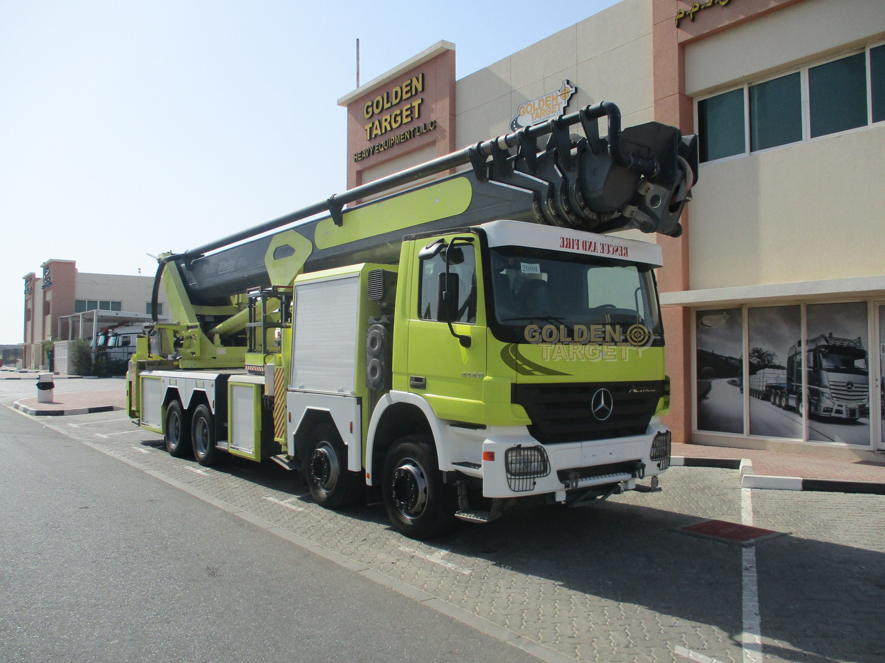 Mercedes ACTROS 4140 8x4 METZ P56 Fire Truck - Hasičské vozidlo: obrázok 1 Mercedes ACTROS 4140 8x4 METZ P56 Fire Truck - Hasičské vozidlo: obrázok 1