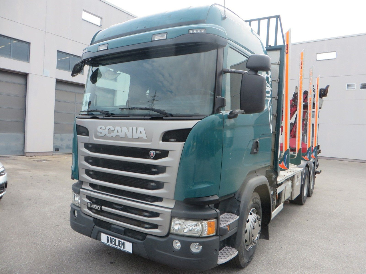 Scania G450 6x4Timber - Nákladné vozidlo na prepravu dreva, Auto s hydraulickou rukou: obrázok 1 Scania G450 6x4Timber - Nákladné vozidlo na prepravu dreva, Auto s hydraulickou rukou: obrázok 1