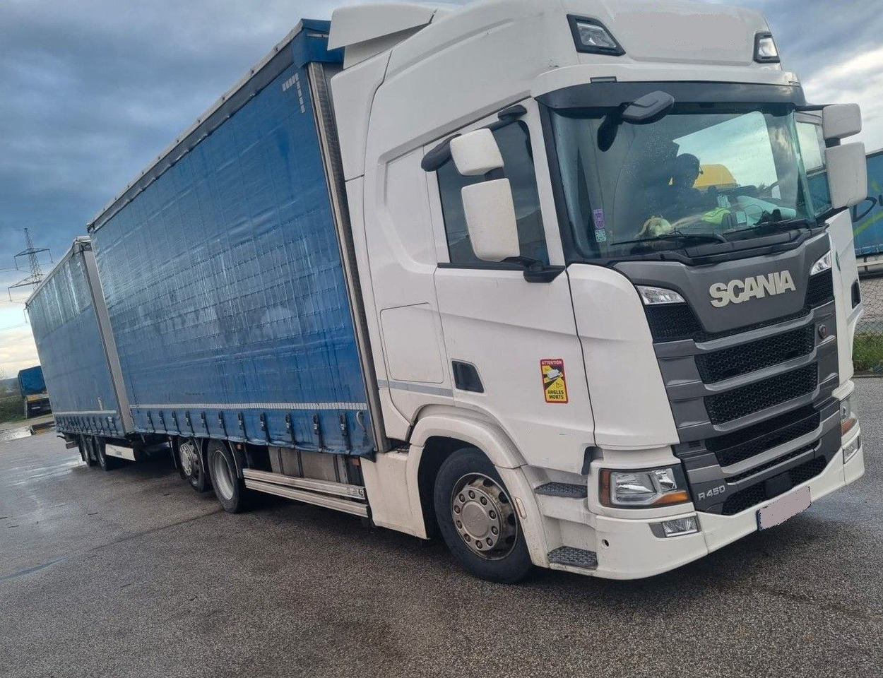 Scania R450 6x2 tandem jumbo - Plachtové nákladné vozidlo: obrázok 1 Scania R450 6x2 tandem jumbo - Plachtové nákladné vozidlo: obrázok 1