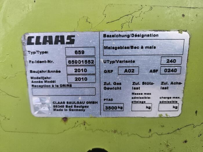 Claas Orbis 750 - Kukuričný adaptér: obrázok 5 Claas Orbis 750 - Kukuričný adaptér: obrázok 5