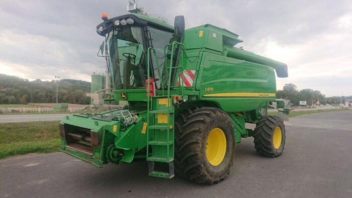 John Deere C 670 - Obilný kombajn: obrázok 5 John Deere C 670 - Obilný kombajn: obrázok 5