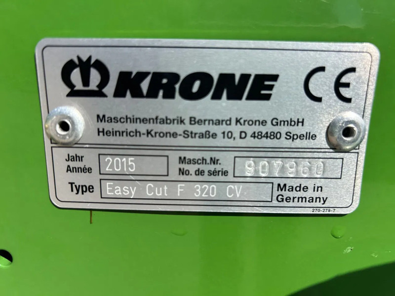 Krone Easycut 9140 CV triple maaier - Kosačka: obrázok 3 Krone Easycut 9140 CV triple maaier - Kosačka: obrázok 3
