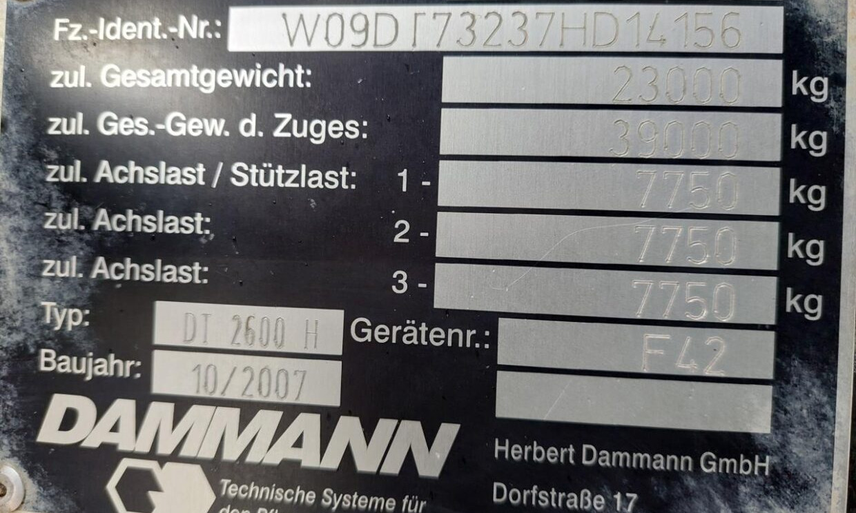Samohybný postrekovač Dammann DTPA 8036: obrázok 14