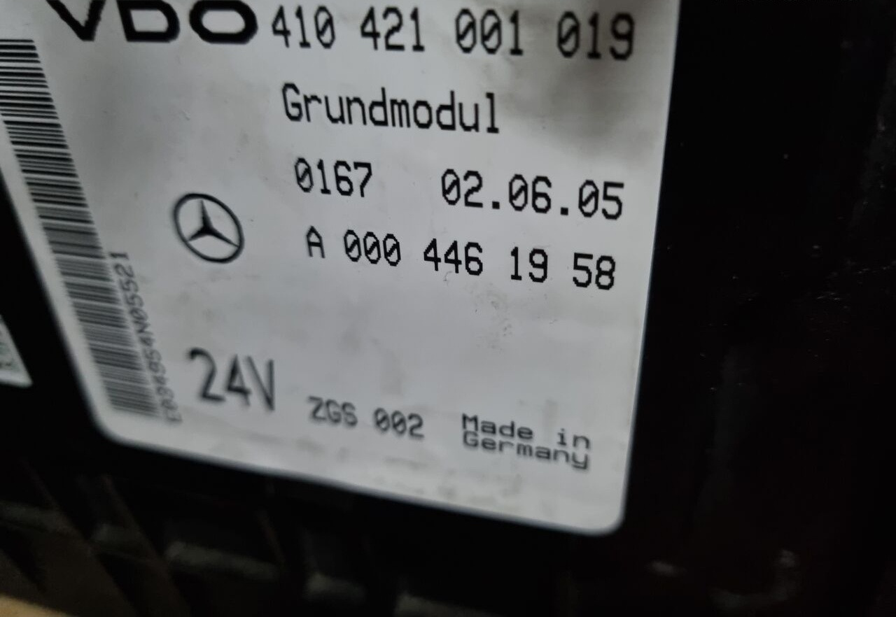 Mercedes-Benz GRUNDMODUL ACTROS MP4 A0014465158 Mercedes-Benz ACTROS MP4 EURO 6 - Poistka pre Nákladné auto: obrázok 2 Mercedes-Benz GRUNDMODUL ACTROS MP4 A0014465158 Mercedes-Benz ACTROS MP4 EURO 6 - Poistka pre Nákladné auto: obrázok 2