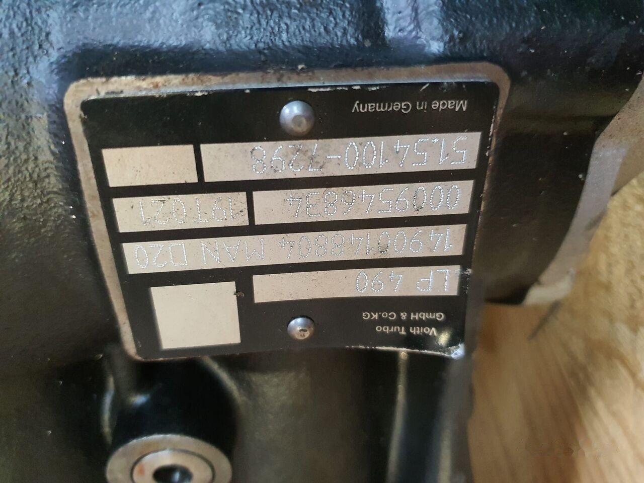 Voith 51.54100-7298 MAN Trucks truck - Kompresor pre Nákladné auto: obrázok 3 Voith 51.54100-7298 MAN Trucks truck - Kompresor pre Nákladné auto: obrázok 3