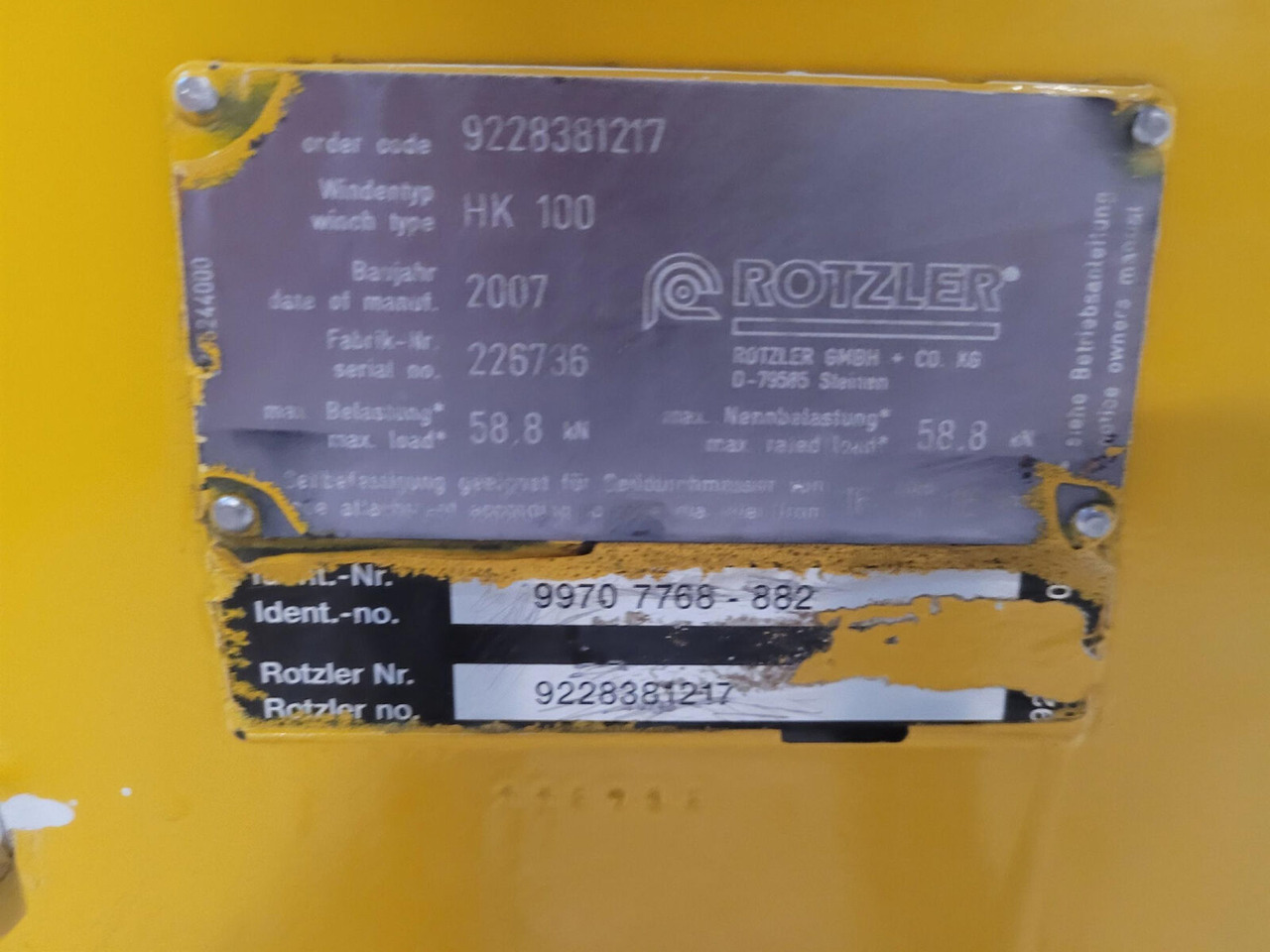 FAUN HK 100 winch - Naviják pre Autožeriav: obrázok 5 FAUN HK 100 winch - Naviják pre Autožeriav: obrázok 5