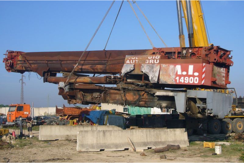 Krupp KMK 8350 for parts - Žeriav pre všetky terény: obrázok 2 Krupp KMK 8350 for parts - Žeriav pre všetky terény: obrázok 2