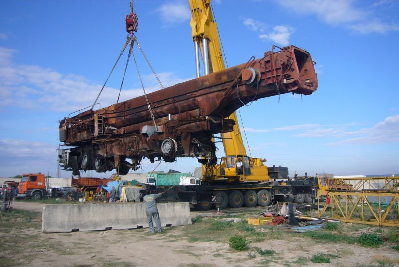 Krupp KMK 8350 for parts - Žeriav pre všetky terény: obrázok 1 Krupp KMK 8350 for parts - Žeriav pre všetky terény: obrázok 1