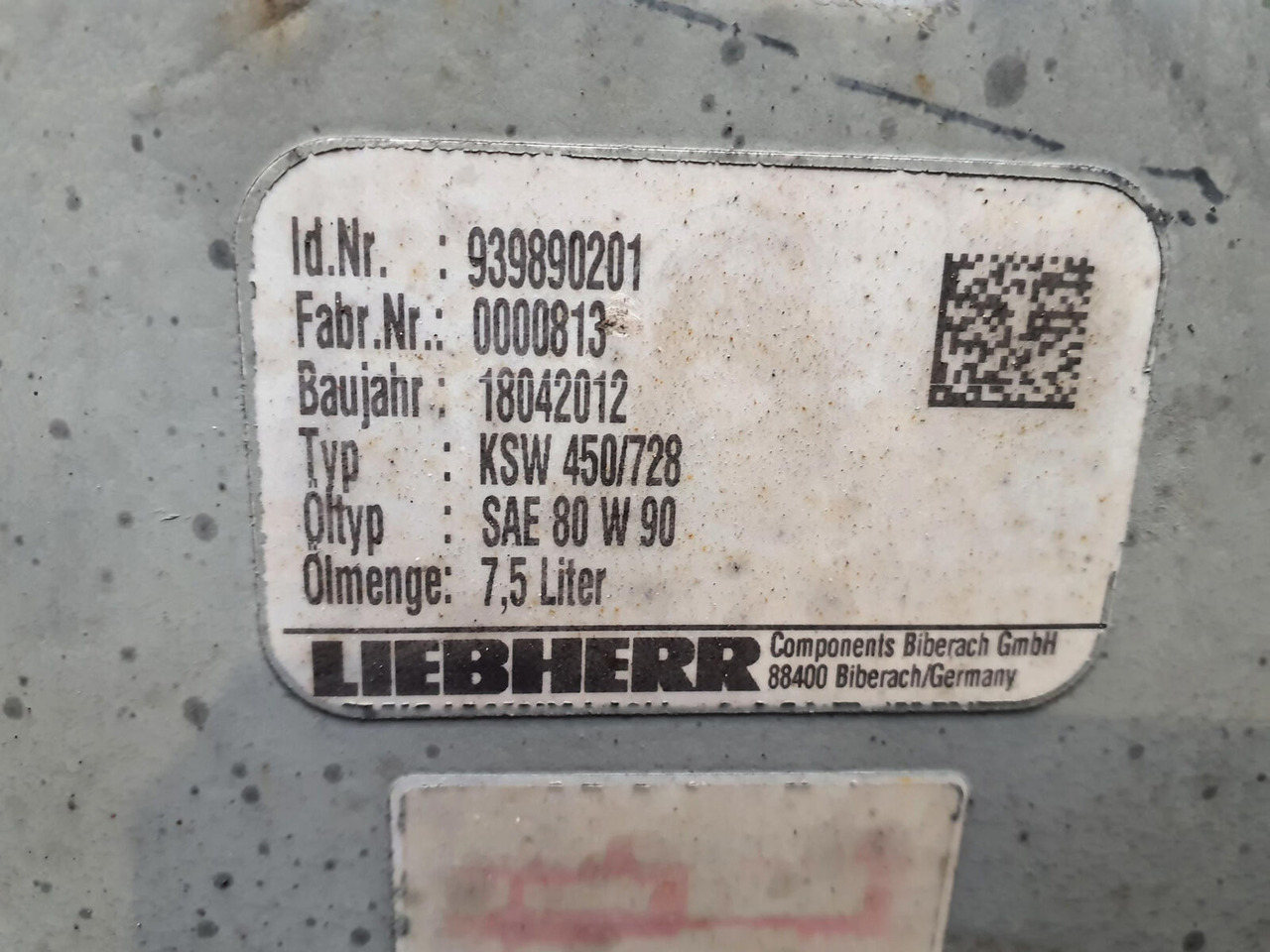 Liebherr LR 1160 COMPACT ROPE WINCH - Naviják pre Pásový žeriav: obrázok 5 Liebherr LR 1160 COMPACT ROPE WINCH - Naviják pre Pásový žeriav: obrázok 5