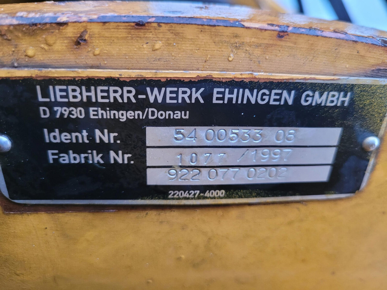 Liebherr LTM 1300 luffing jib winch with frame - Naviják pre Autožeriav: obrázok 5 Liebherr LTM 1300 luffing jib winch with frame - Naviják pre Autožeriav: obrázok 5