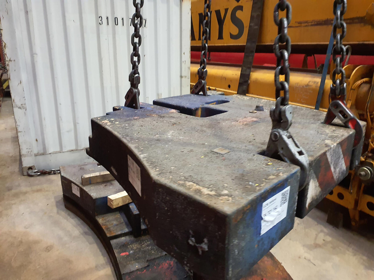 Terex AC 205 counterweight left side 1,9 ton - Protizávažie pre Autožeriav: obrázok 4 Terex AC 205 counterweight left side 1,9 ton - Protizávažie pre Autožeriav: obrázok 4