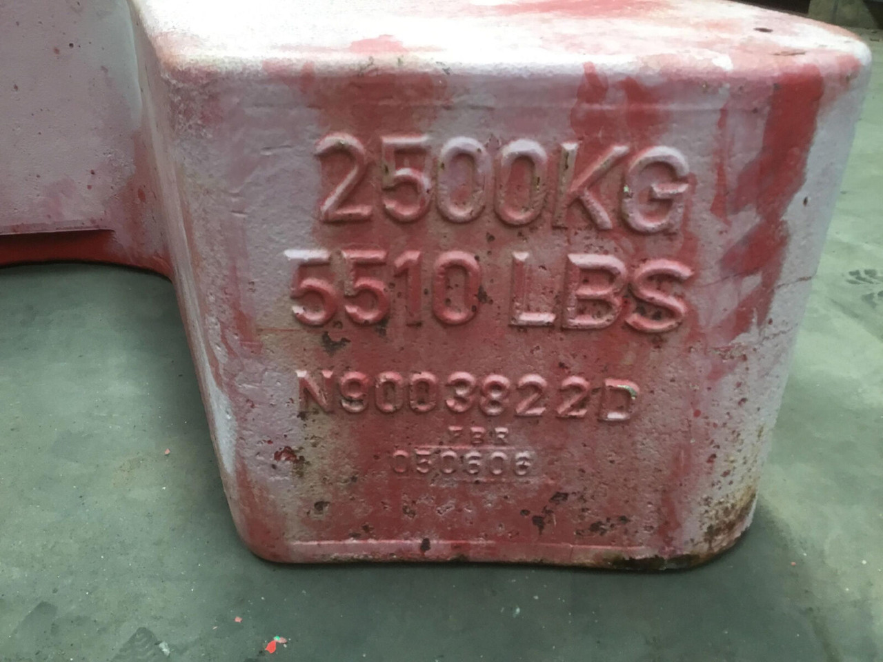 Terex AC 35 counterweight 2,5 ton - Protizávažie pre Autožeriav: obrázok 5 Terex AC 35 counterweight 2,5 ton - Protizávažie pre Autožeriav: obrázok 5