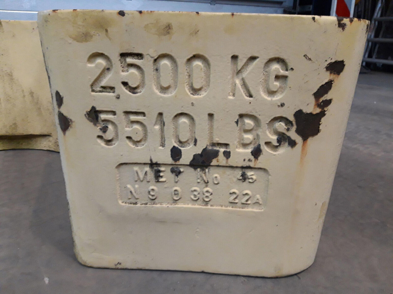 Terex Demag AC 35 counterweight 2,5 T - Protizávažie pre Autožeriav: obrázok 2 Terex Demag AC 35 counterweight 2,5 T - Protizávažie pre Autožeriav: obrázok 2