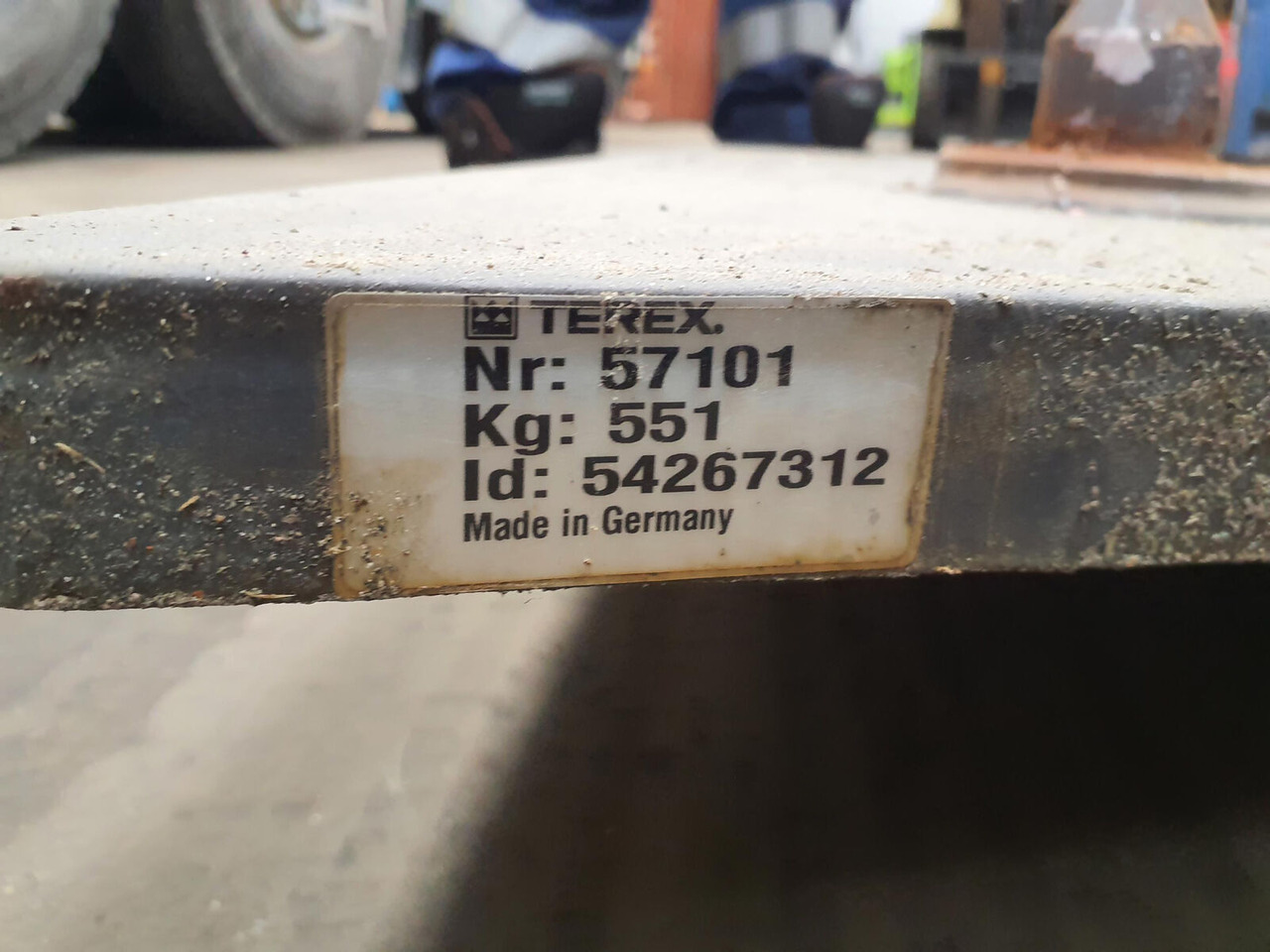 Terex Terex Demag Challenger 4200 counterweight 0.55 Ton - Protizávažie pre Autožeriav: obrázok 5 Terex Terex Demag Challenger 4200 counterweight 0.55 Ton - Protizávažie pre Autožeriav: obrázok 5