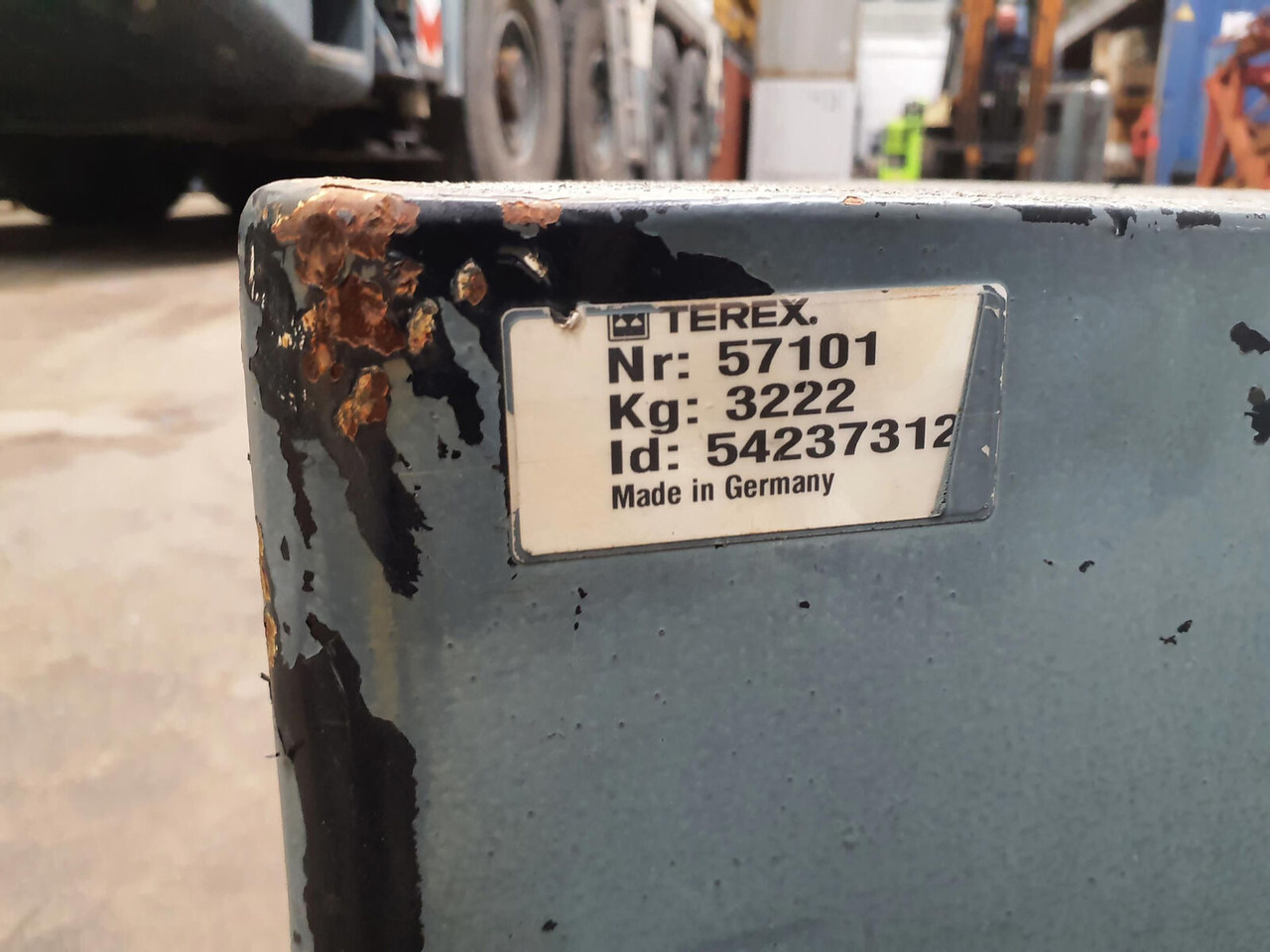 Terex Terex Demag Challenger 4200 counterweight 3.2 Ton - Protizávažie pre Autožeriav: obrázok 5 Terex Terex Demag Challenger 4200 counterweight 3.2 Ton - Protizávažie pre Autožeriav: obrázok 5