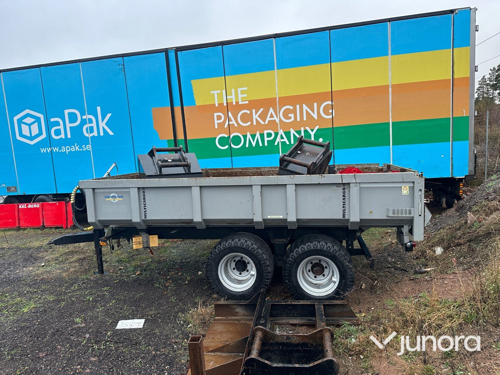 Dumpervagn - Multicargo, MC 9000 - Príves sklápěcí: obrázok 5 Dumpervagn - Multicargo, MC 9000 - Príves sklápěcí: obrázok 5