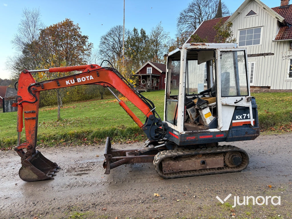 Minigrävare - Kubota, KX71 - Mini rýpadlo: obrázok 2 Minigrävare - Kubota, KX71 - Mini rýpadlo: obrázok 2