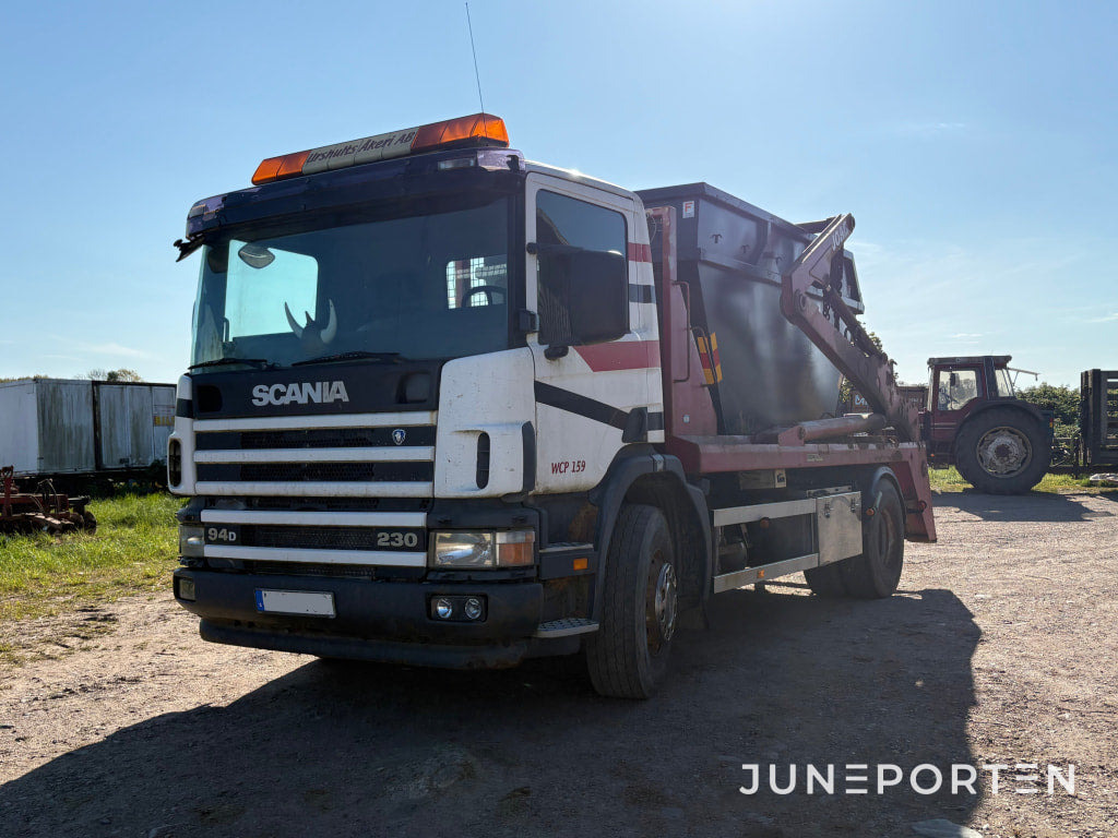 Scania Lastbil med lastväxslarflak - Ramenový nosič kontajnerov: obrázok 1 Scania Lastbil med lastväxslarflak - Ramenový nosič kontajnerov: obrázok 1