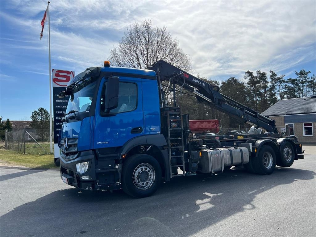 Mercedes-Benz Antos 2546 - Hiab 192 E kran - Ramenový nosič kontajnerov: obrázok 1 Mercedes-Benz Antos 2546 - Hiab 192 E kran - Ramenový nosič kontajnerov: obrázok 1